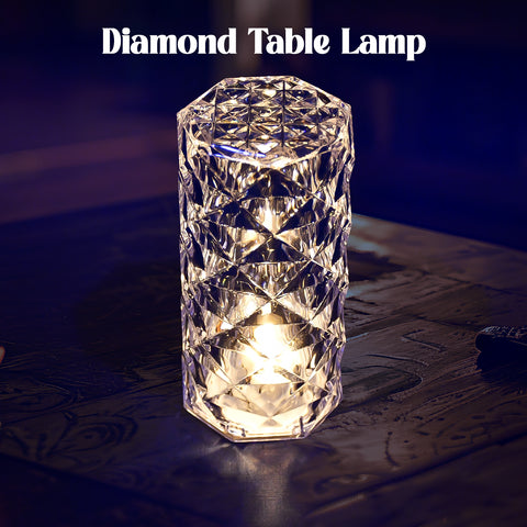 Diamond table lamp