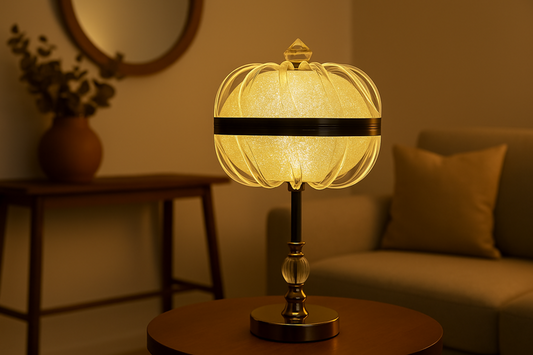 Luxury Crystal Crown Table Lamp