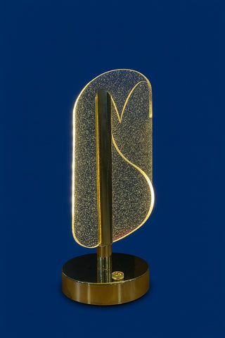 Transform your space with this Modern Spiral Crystal LED Table Lamp