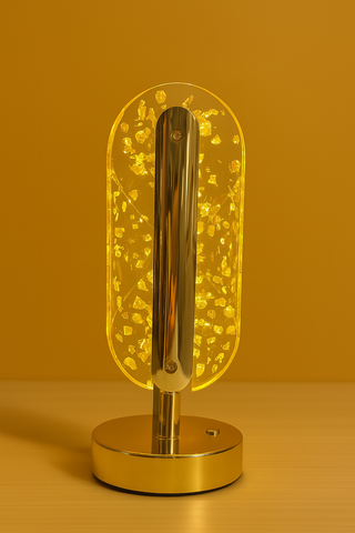 Premium Golden Crystal LED Table Lamp