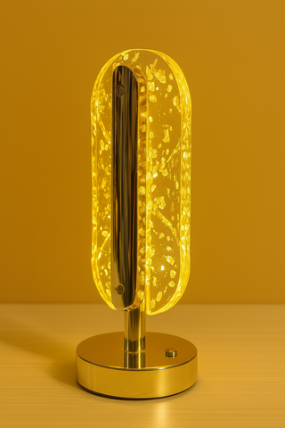 Premium Golden Crystal LED Table Lamp