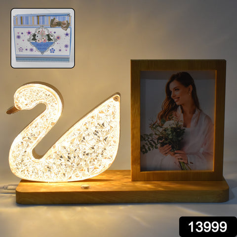Duck Shape Crystal Led Lamp & Photo Frame