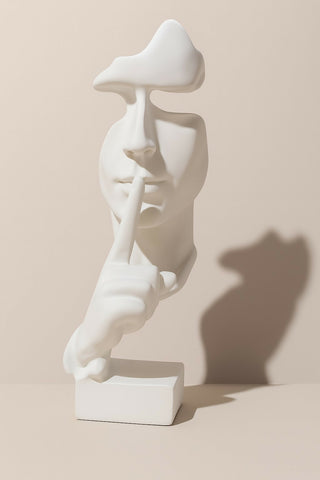 Modern Abstract Silence Face