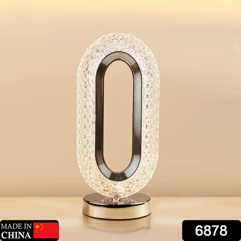 Touch Control Crystal Table Desk Lamp