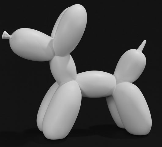 Modern White Balloon Dog
