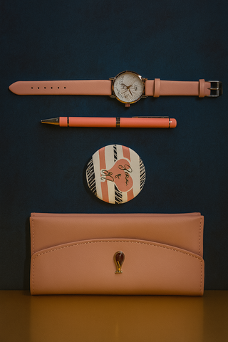 Celebrate every special moment with this beautifully curated 4-in-1 Women’s Gift Set