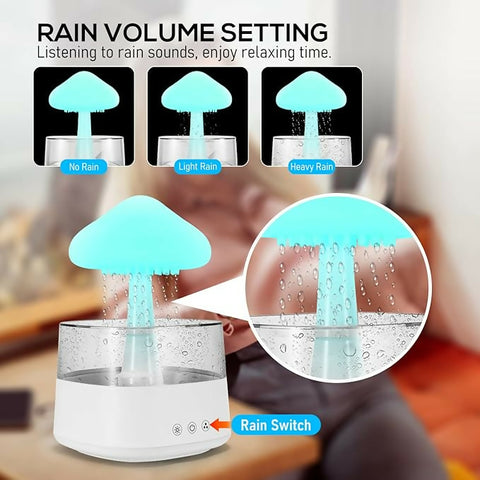 Elevate your ambiance with this uniquely designed Rain Drop Mushroom