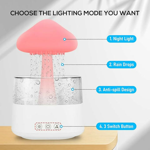 Elevate your ambiance with this uniquely designed Rain Drop Mushroom