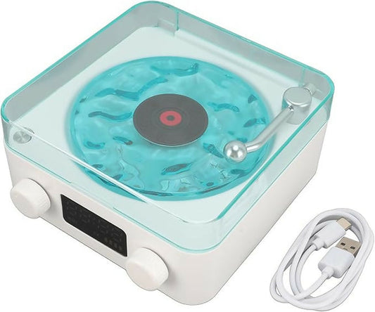 Retro Vinyl Turntable Style Bluetooth Speaker