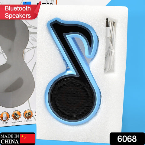 Mini Portable Music Note Shape Speaker