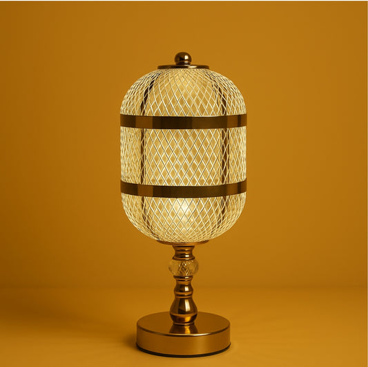 Luxury Metal Mesh Table Lamp
