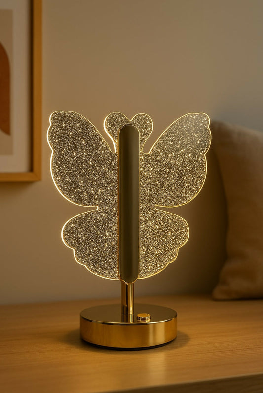 Butterfly-Shaped LED Table Lamp