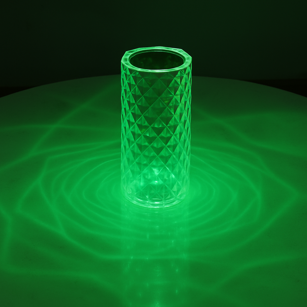 Diamond table lamp