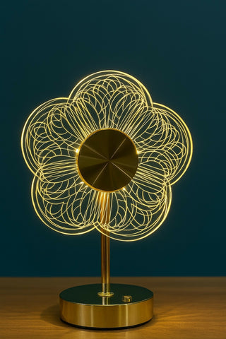 Modern LED flower table lamp
