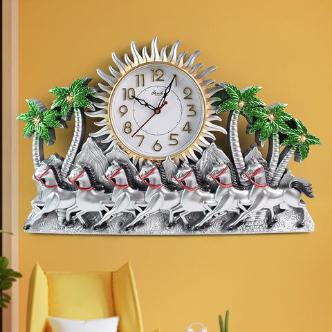 Designer Wall Clock – Analog Round Dial, Premium Plastic Body
