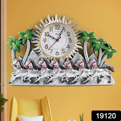 Designer Wall Clock – Analog Round Dial, Premium Plastic Body