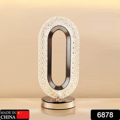 Touch Control Crystal Table Desk Lamp