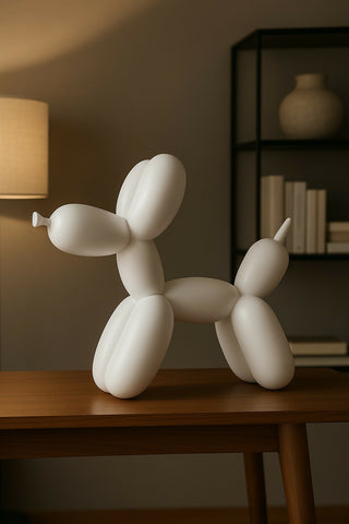 Modern White Balloon Dog