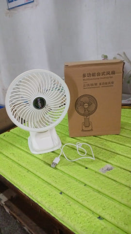 Multifunctional USB Desk Fan