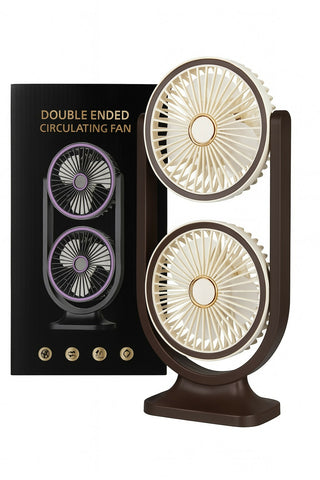 Innovative Double Ended Circulating Desk Fan