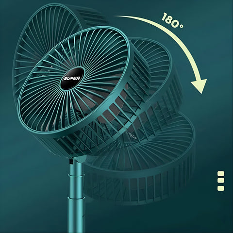 Telescopic Electric Desktop Fan
