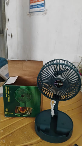 Telescopic Electric Desktop Fan