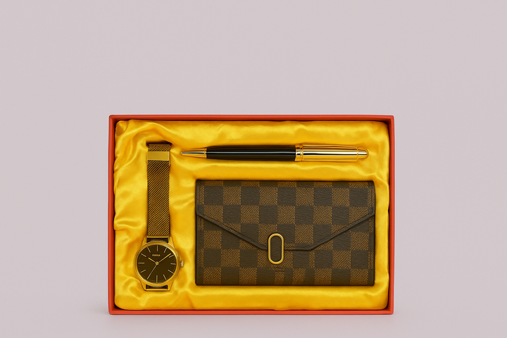 Luxury Checkered Gift Set