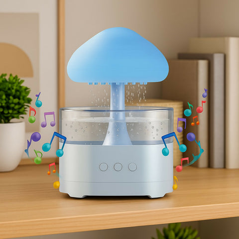 Elevate your ambiance with this uniquely designed Rain Drop Mushroom