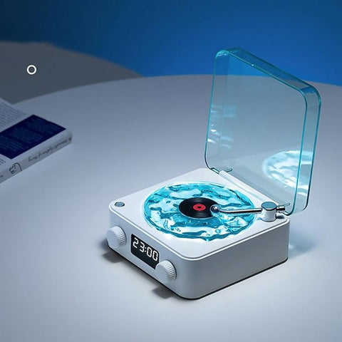 Retro Vinyl Turntable Style Bluetooth Speaker