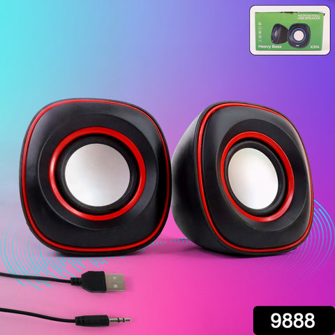 Dual channel computer speakers