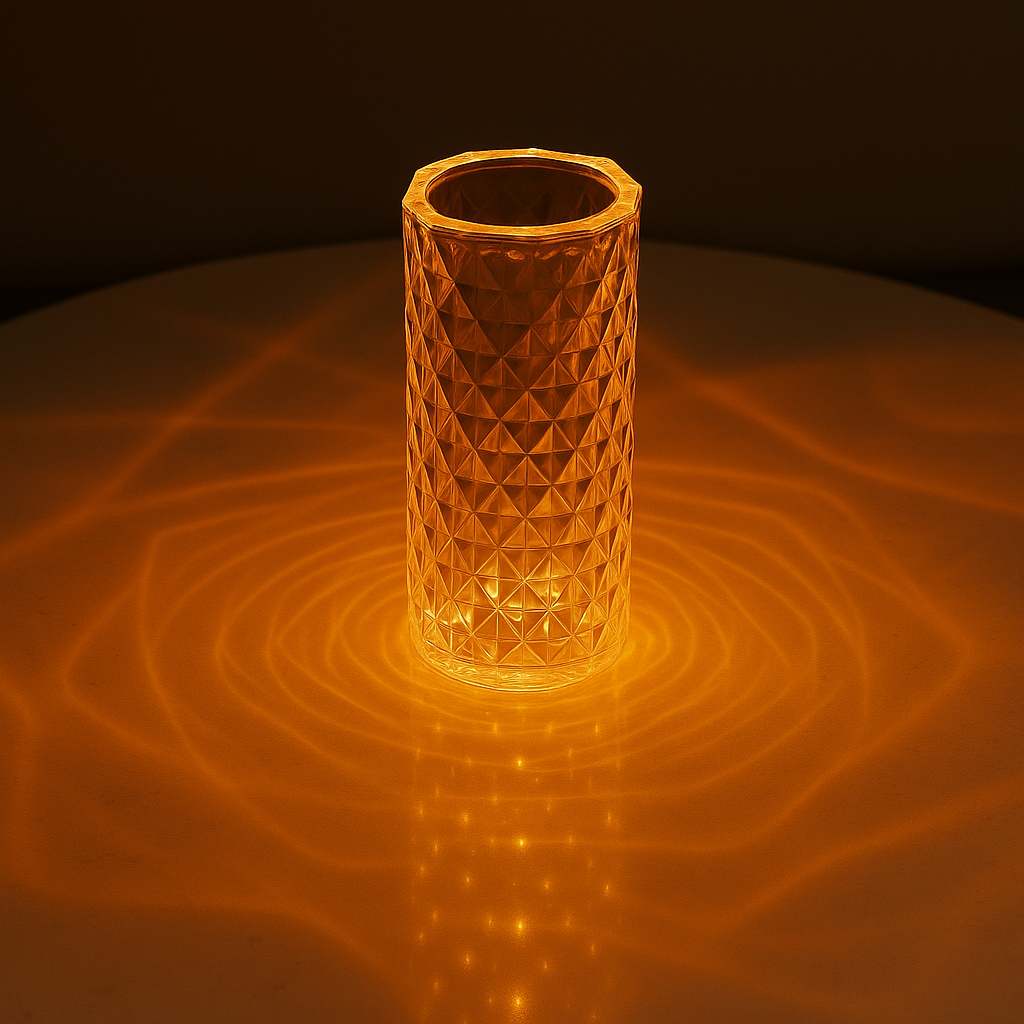 Diamond table lamp
